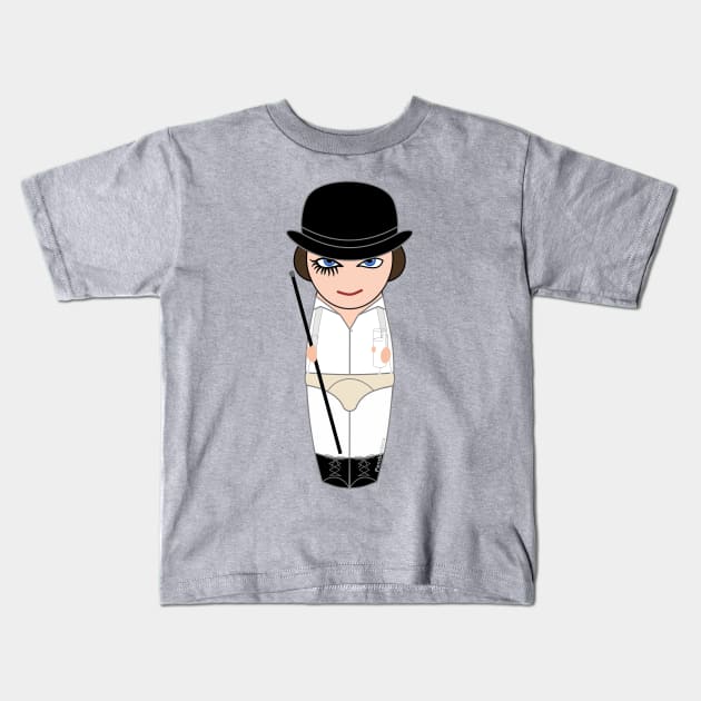 Kokeshi Alex Kids T-Shirt by Pendientera